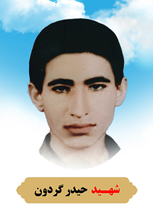 تصویر شهید حیدر گردون